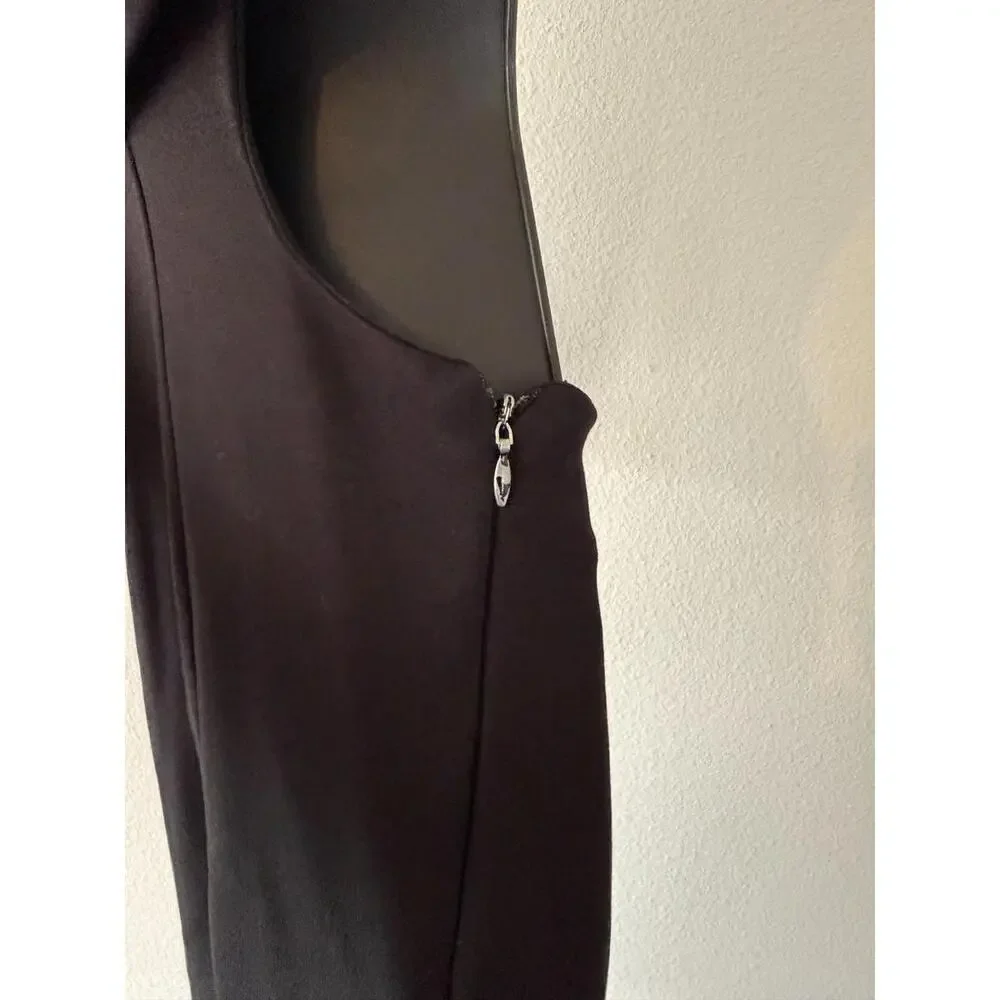 Nicholas Zaire Open Back Long Sleeve Jersey Maxi Dress w/ Slit - Sz 2 - Picture 10 of 15